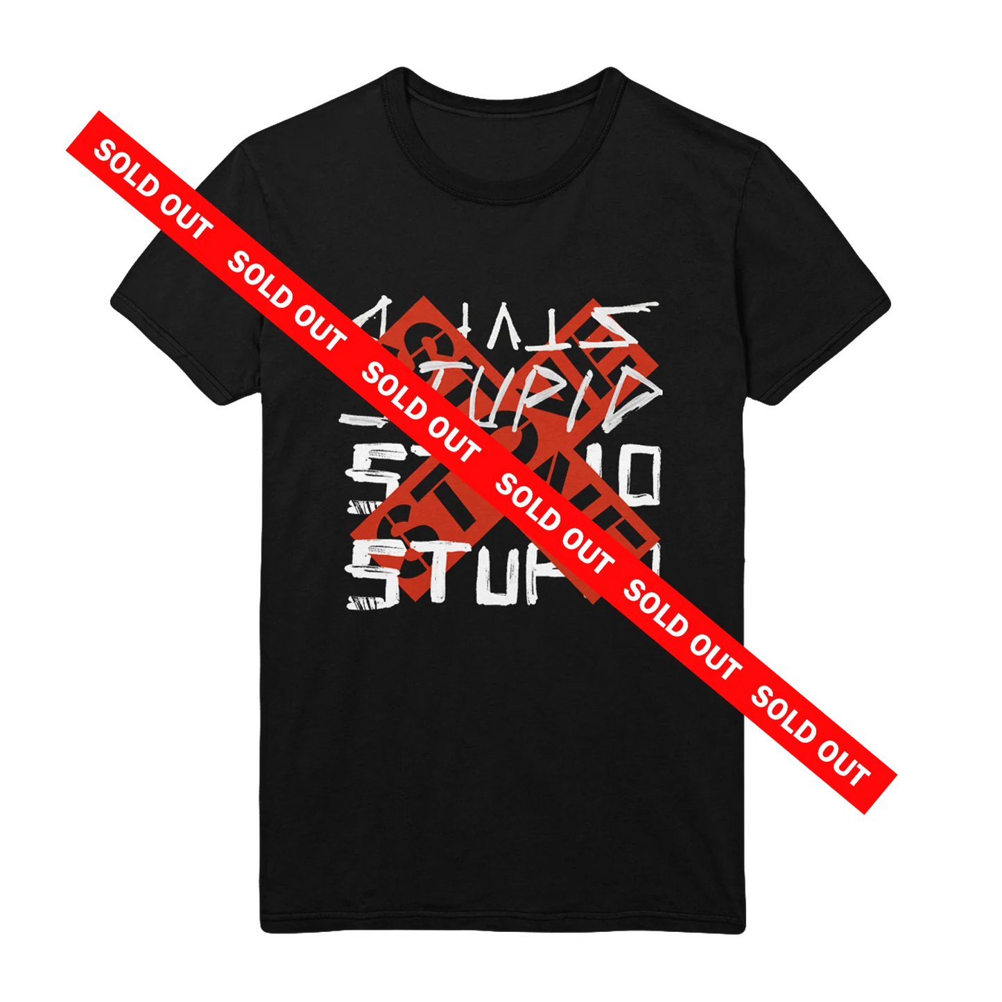 STUPID BLACK TEE
