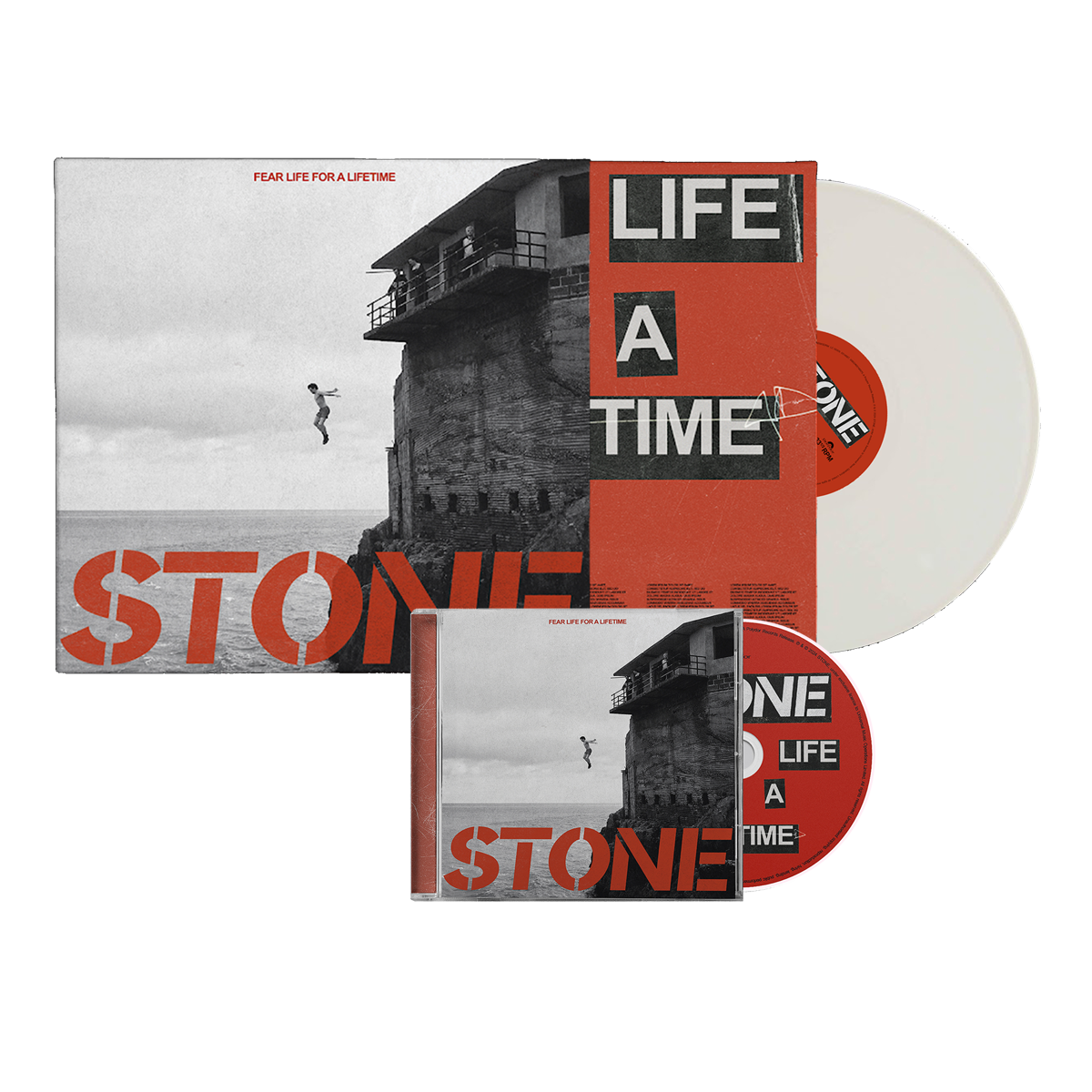 Fear Life For A Lifetime CD, White Vinyl